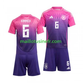 Maillot de Foot Allemagne Joshua Kimmich 6 Extérieur UEFA EURO 2024 - Enfant